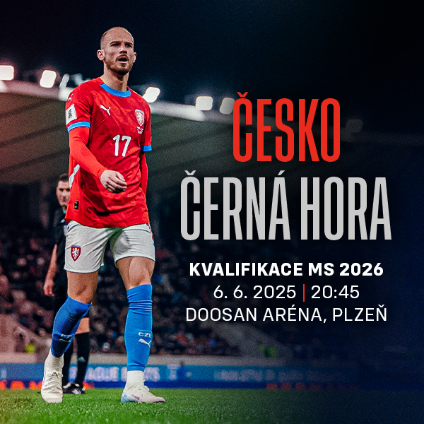 Kvalifikace MS 2026 ČESKO – ČERNÁ HORA