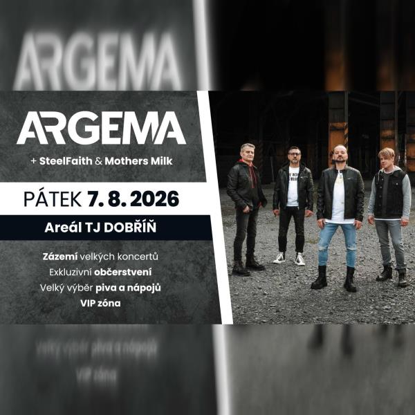 Argema: Rocková noc roku na hřišti v Dobříně