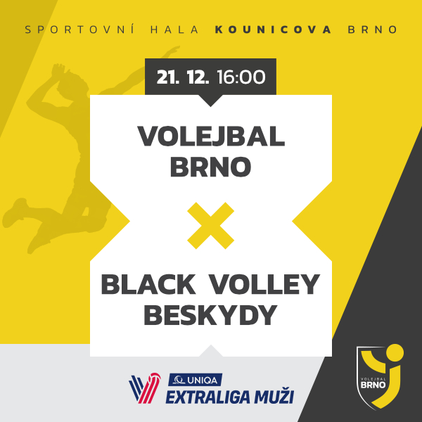 Volejbal Brno - Black Volley Beskydy