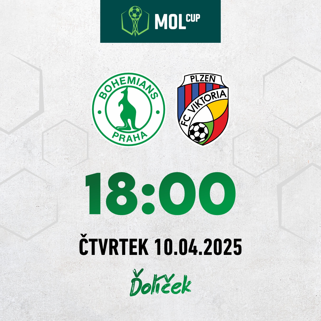 MOL CUP Bohemians Praha 1905 - FC Viktoria Plzeň