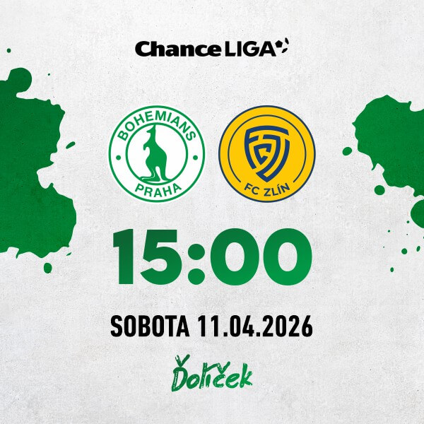Bohemians Praha 1905 - FC Zlín