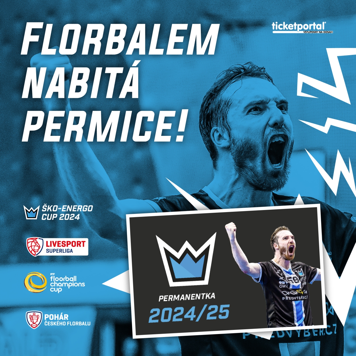 Předvýběr.CZ Florbal MB – PERMANENTKA 2024/25