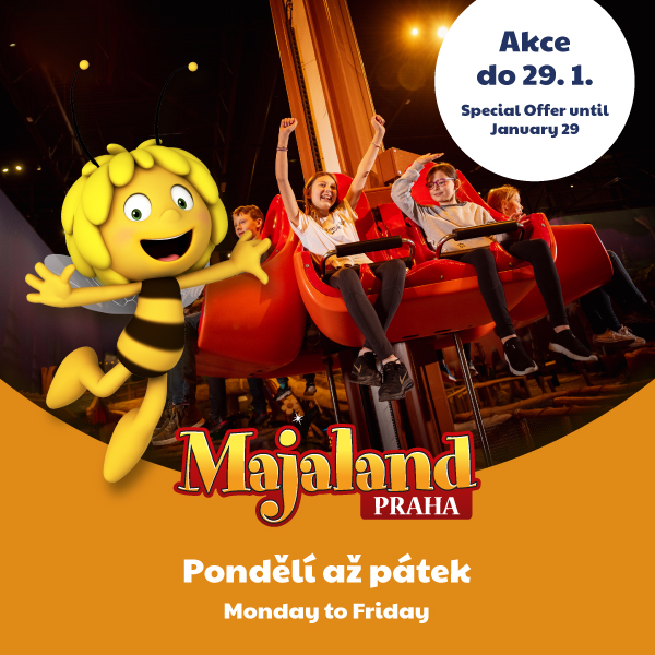Majaland – Happy Hours po celý den po-pá. Platí do 29.1.26