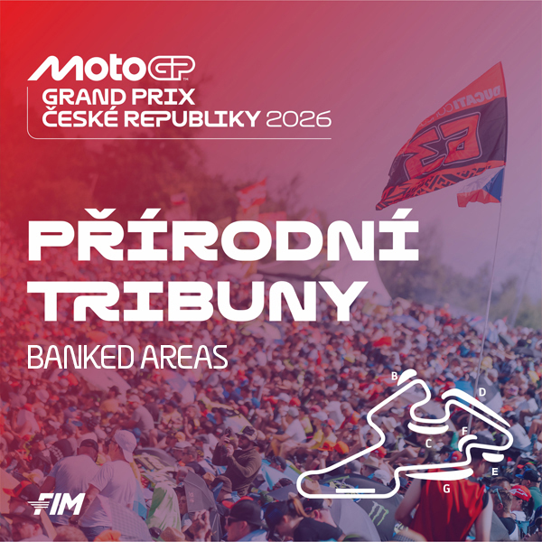 MOTO GP - Přírodní tribuny