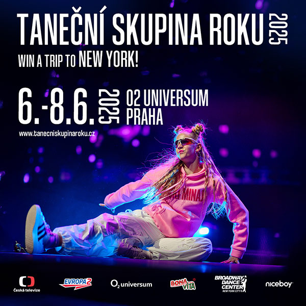 EVROPA 2 TANEČNÍ SKUPINA ROKU 2025