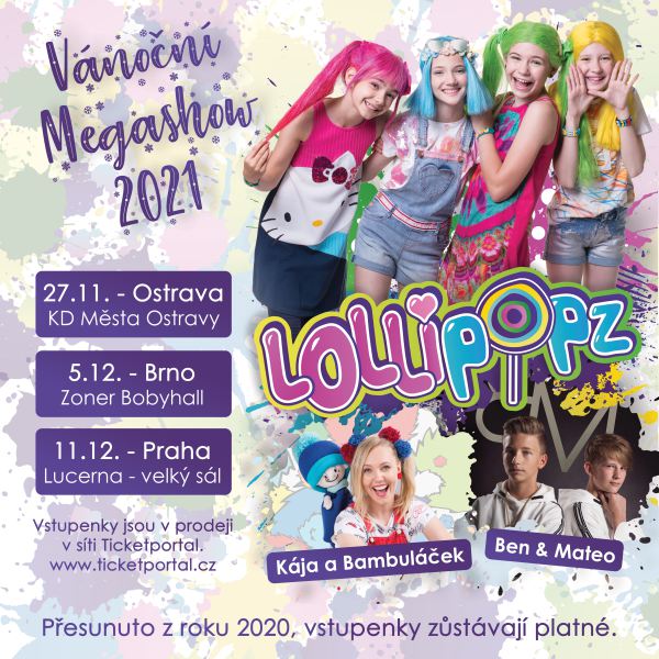 LOLLIPOPZ - VÁNOČNÍ MEGASHOW