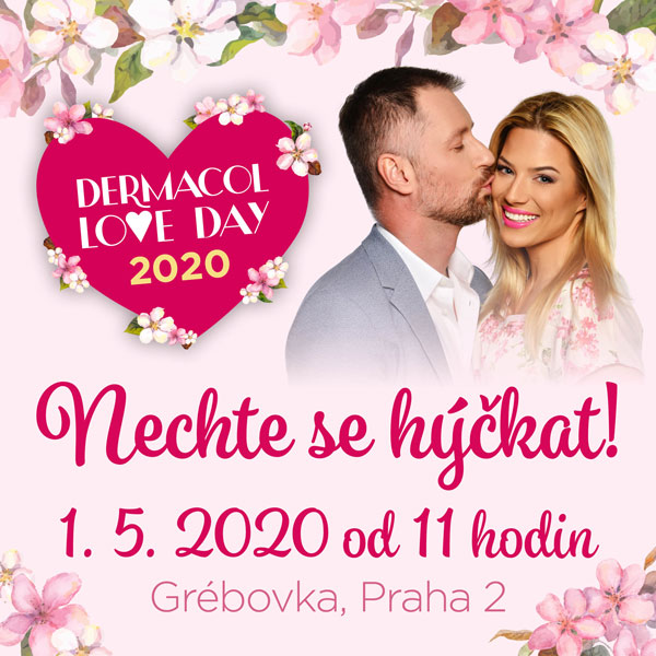 DERMACOL LOVE DAY 2020 - Růžová taška Dermacol