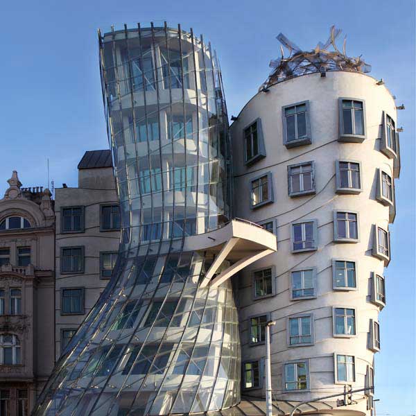 Tančící dům - Technický okruh/výstava Bořek Šípek