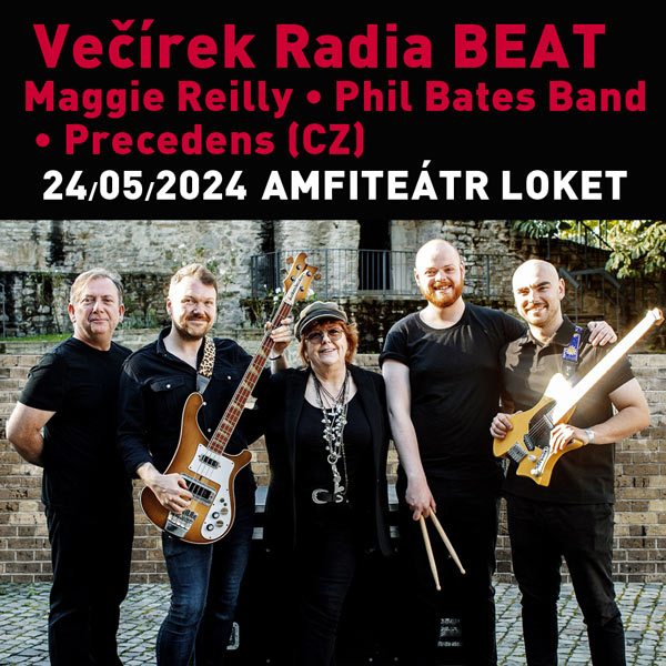 Večírek Radia BEAT: Maggie Reilly • Phil Bates Band…