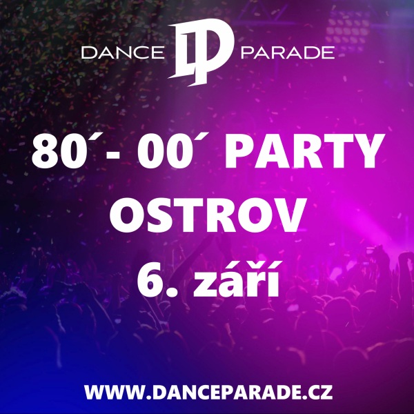DANCEPARADE 80´- 00´PARTY Ostrov / Live sax Hrusha