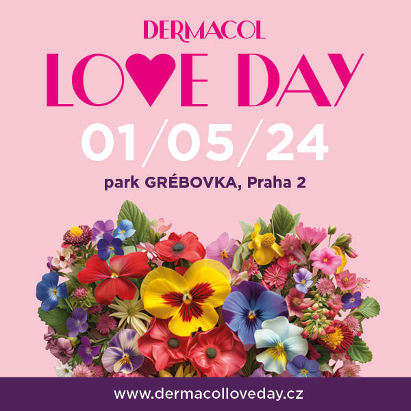 DERMACOL LOVE DAY 2025 - Růžová taška Dermacol