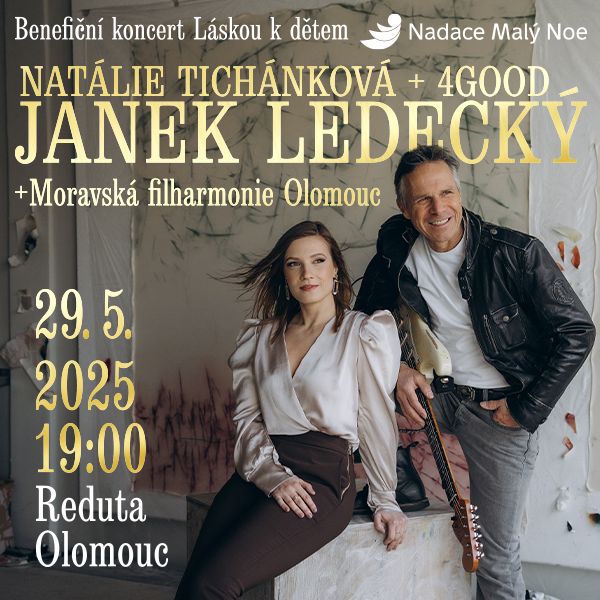Benefiční koncert Láskou k dětem pro nadaci Malý Noe