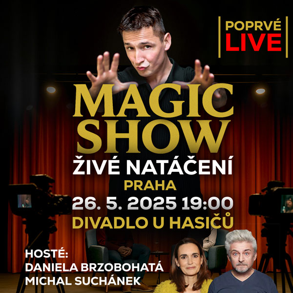 MAGIC SHOW - RADEK BAKALÁŘ - ŽIVÉ NATÁČENÍ