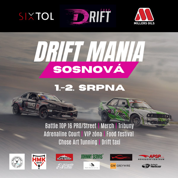 DRIFT MANIA - AUTODROM SOSNOVÁ