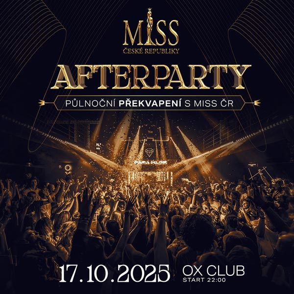 Miss České republiky 2025 - AFTERPARTY S MISS ČESKÉ REPUBLIKY