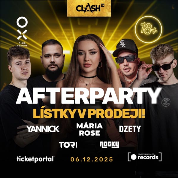 CLASH 14: AFTERPARTY OX CLUB PRAHA
