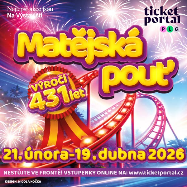 Matějská pouť 2026 - VÍKENDOVÝ A VELIKONOČNÍ VSTUP