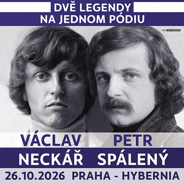 2 legendy na jednom pódiu - Václav Neckář a Petr Spálený