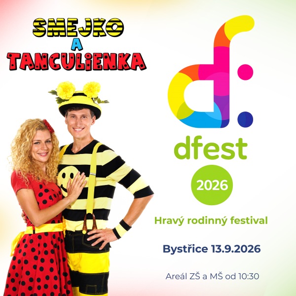Hravý rodinný festival Dfest 2026