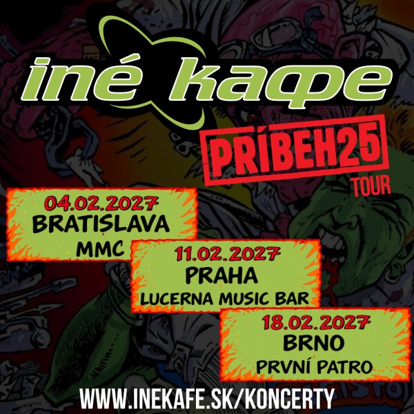 INEKAFE - PRÍBEH 25 rokov ŠPECIÁL Tour 2027