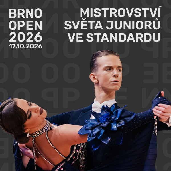 BRNO OPEN 2026 - MISTROVSTVÍ SVĚTA JUNIORŮ VE STANDARDU