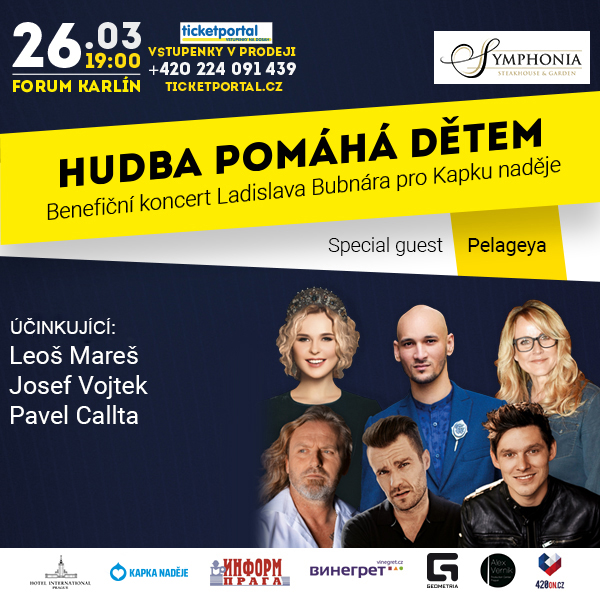 Benefiční koncert Ládi Bubnára pro Kapku Naděje