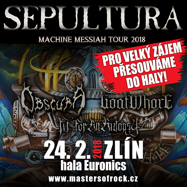 SEPULTURA (BR) - MACHINE MESSIAH TOUR 2018