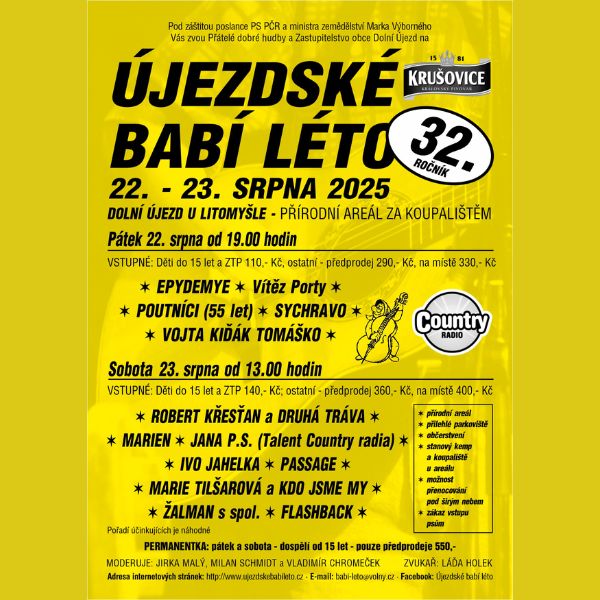 Újezdské babí léto - sobota