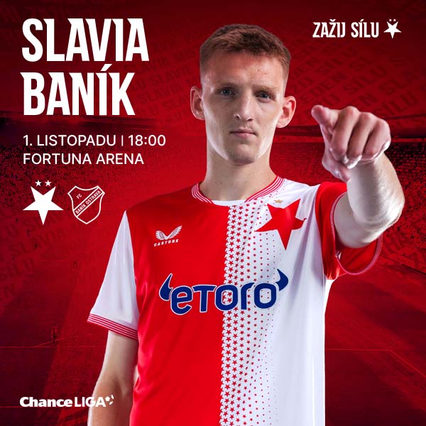 SK Slavia Praha - FC Baník Ostrava (sektor hosté)