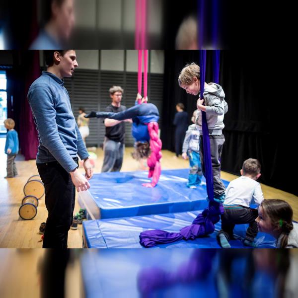 Cirkusový workshop v KD Mlejn