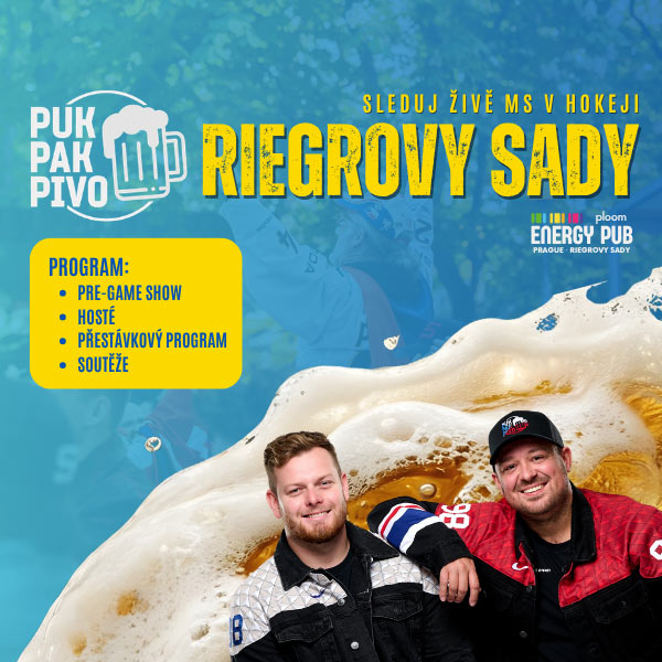 PUK PAK PIVO HOKEJOVÁ WATCH PARTY