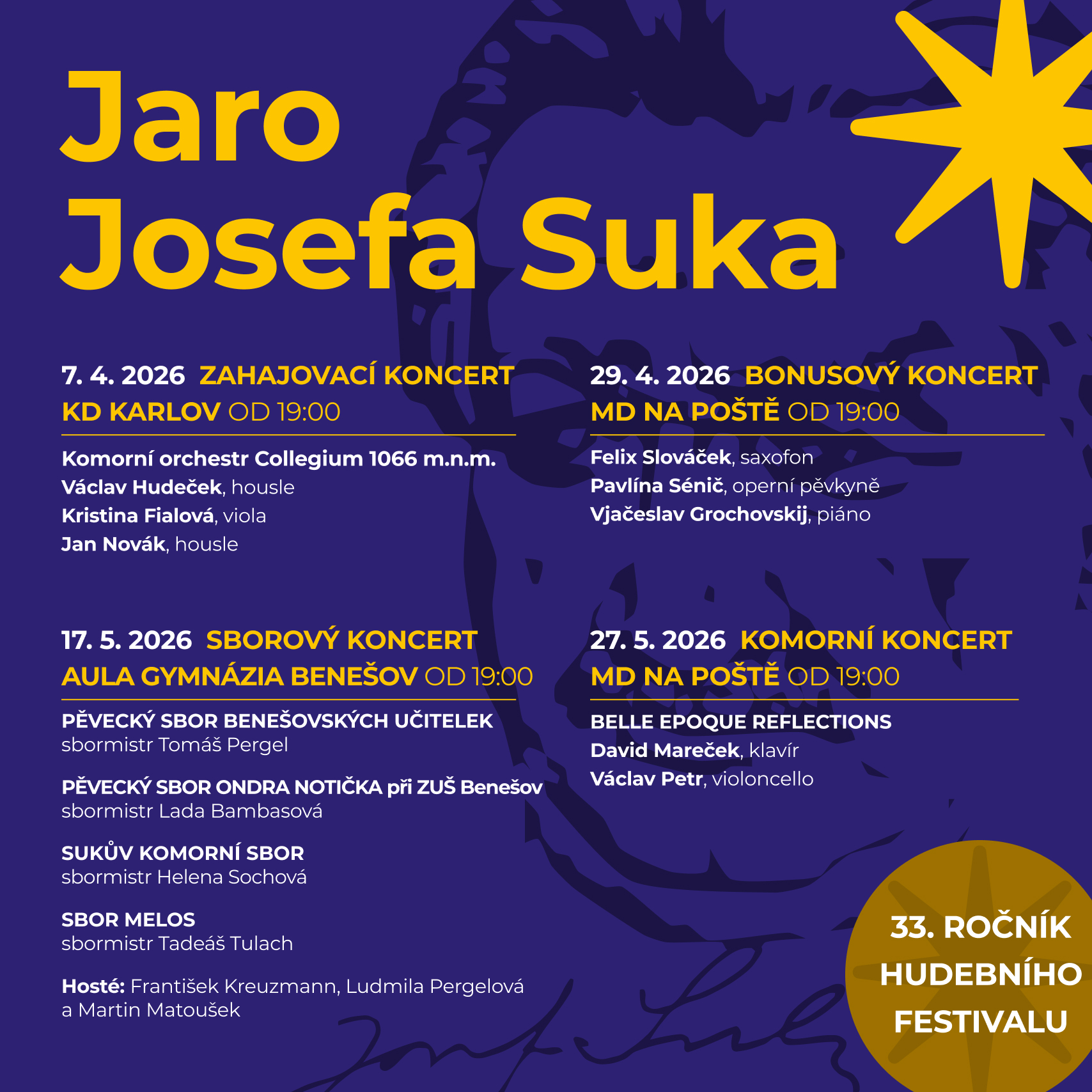 JARO JOSEFA SUKA 2026 - SBOROVÝ KONCERT