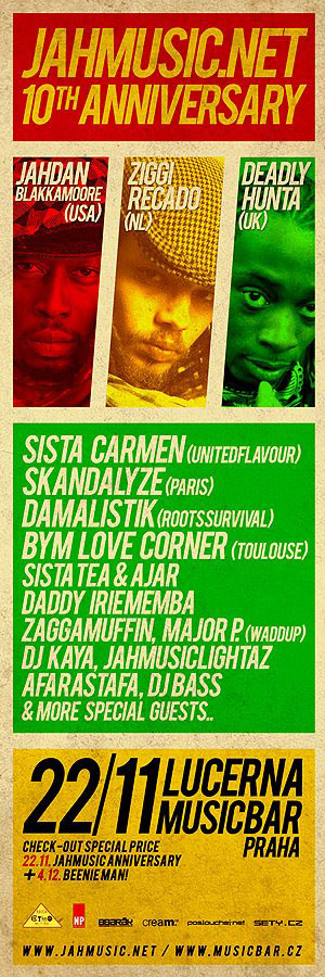 picture JAHMUSIC 10th ANNIVERSARY REGGAE BASHMENT