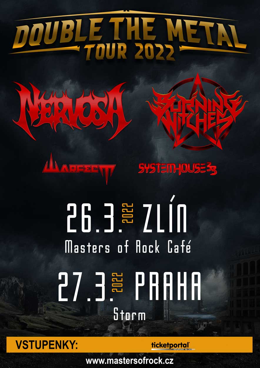 picture NERVOSA - „Double The Metal Tour 2022“