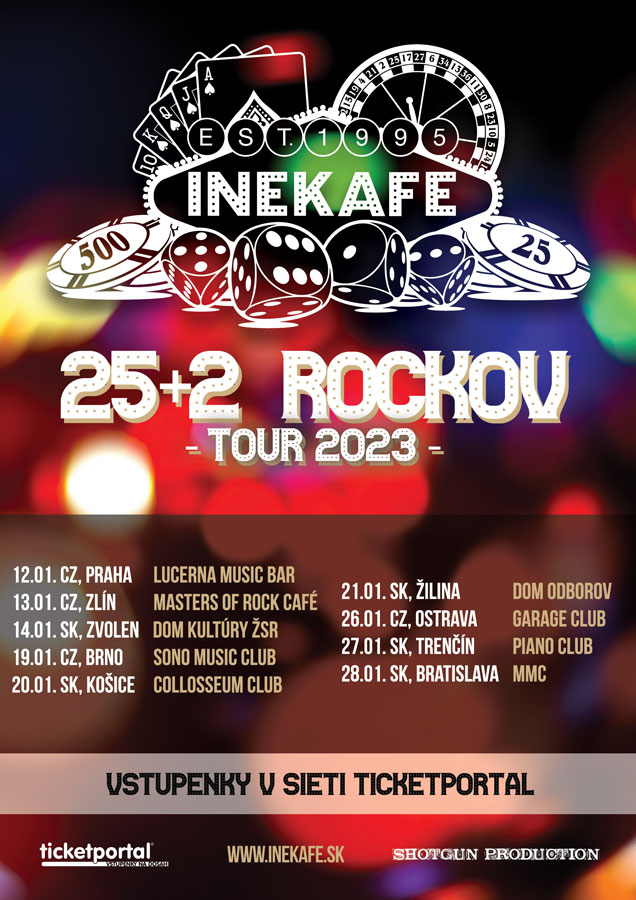 picture INEKAFE - 25+2 ROCKOV - TOUR 2023