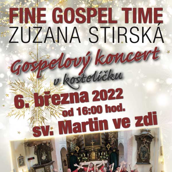 picture Tříkrálový koncert Zuzana Stirská a Fine Gospel Time