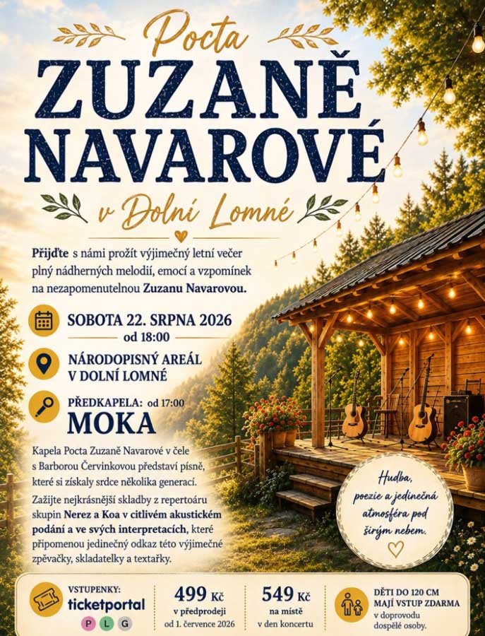 picture POCTA ZUZANĚ NAVAROVÉ - Kulturní léto v Dolní Lomné