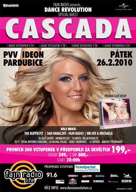 picture CASCADA /live/ - DANCE REVOLUTION