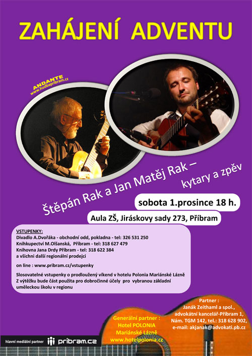picture Štěpán Rak a Jan Matěj Rak: ZAHÁJENÍ ADVENTU