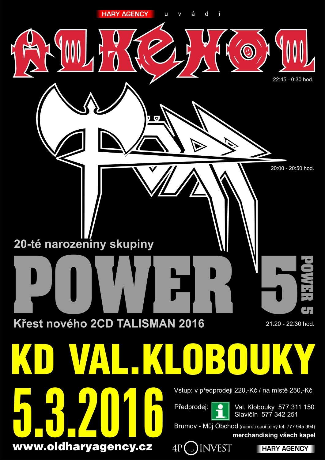 picture Alkehol + Törr + Power 5 / 20 let / křest CD