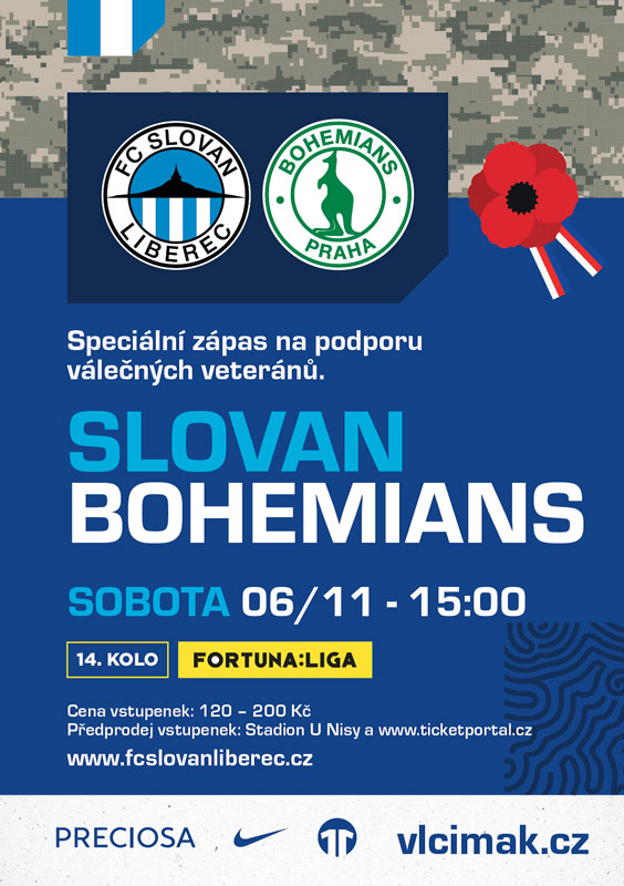 picture FC Slovan Liberec - Bohemians Praha 1905