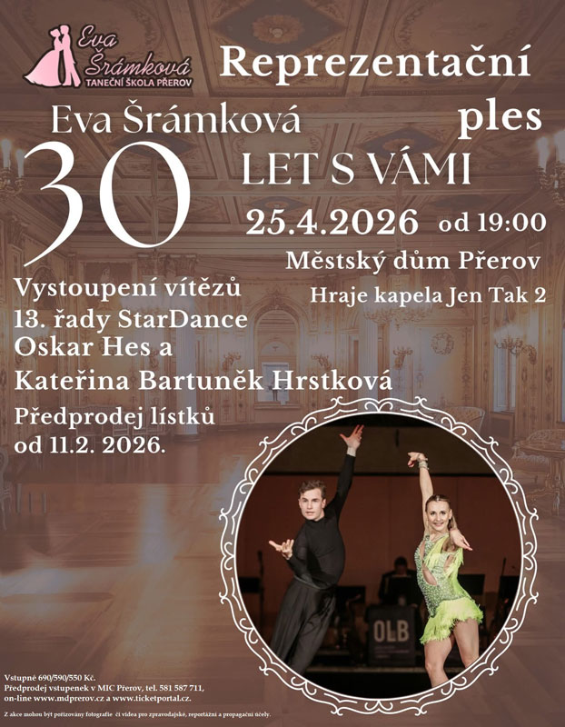 picture Reprezentační ples Taneční školy: 30 LET S VÁMI