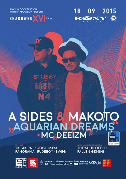 picture A-SIDES & MAKOTO ( UK/JAP ) + MC DEEIZM ( UK )