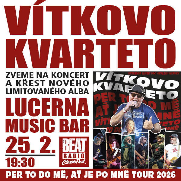 Vítkovo kvarteto – koncert a křest nového limitovaného alba