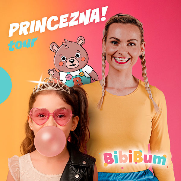 Princezna Tour – pohádková hudební show s BibiBum a Baxíkem!