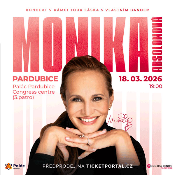 MONIKA ABSOLONOVÁ –  koncert s kapelou v Pardubicích