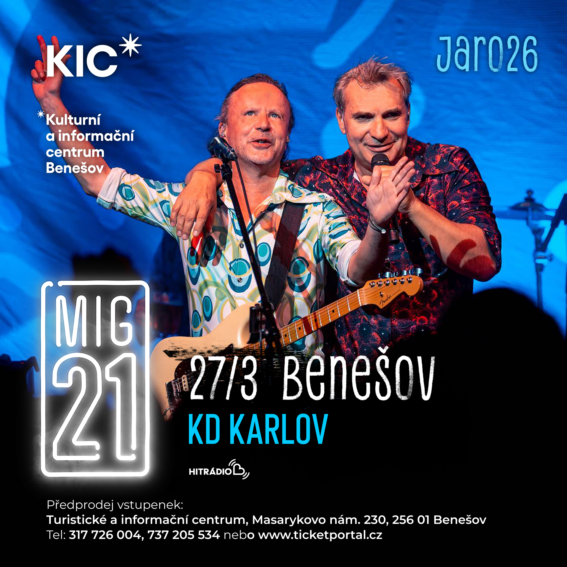 MIG 21 - JARO TOUR 2026 - BENEŠOV