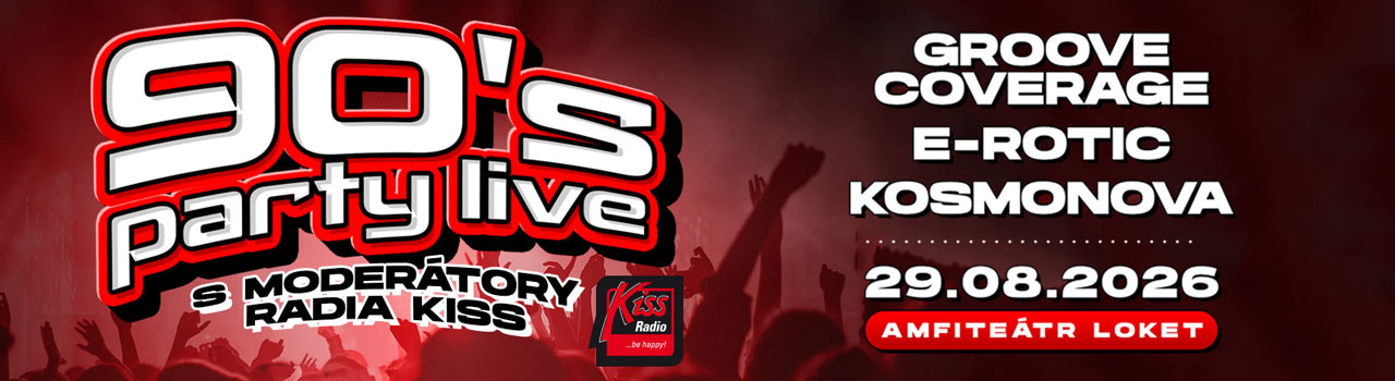 90’s PARTY LIVE Loket s moderátory Radia KISS