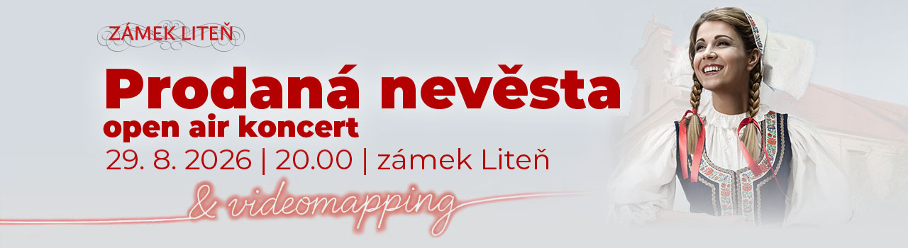 PRODANÁ NEVĚSTA open air koncert na zámku Liteň