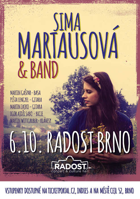 Sima MartausovÁ And Band Ticketportal Vstupenky Na Dosah Divadlo Hudba Koncert Festival